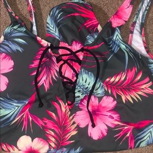 PINK one piece bikini